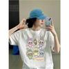 Korean women's clothing | oversized T-shirt | Labubu fashionable casual top