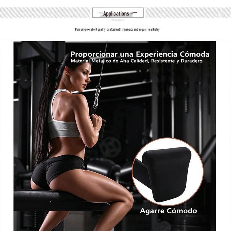360-Degree Adjustable Fitness Lat Pulldown & Rowing Handle Set