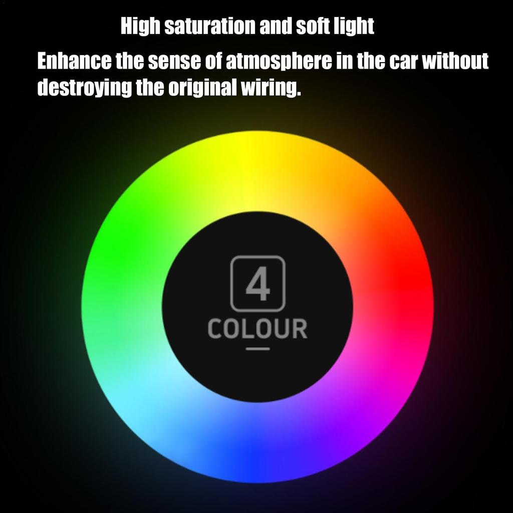 Car LED Lights, USB Car Lights, LED Car Lights Ambient Lights - 5V Multiple