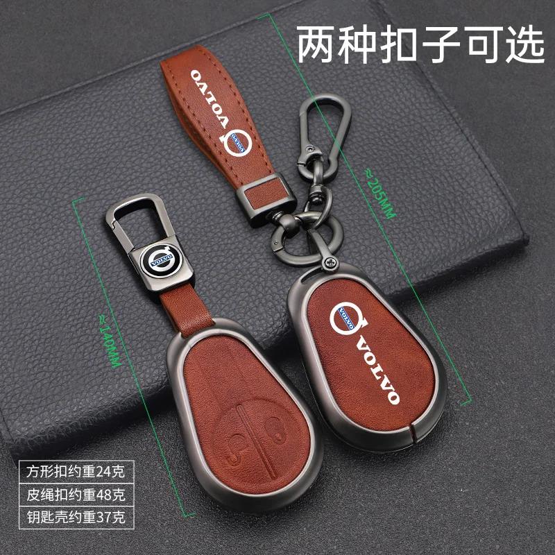 Emblems 2026 New For Volvo Zine Alloy Car Key Case Shell Cover Holder Protector For Volvo Evro 5 VNL VNM FM FH VN FL Euro 5 Truc