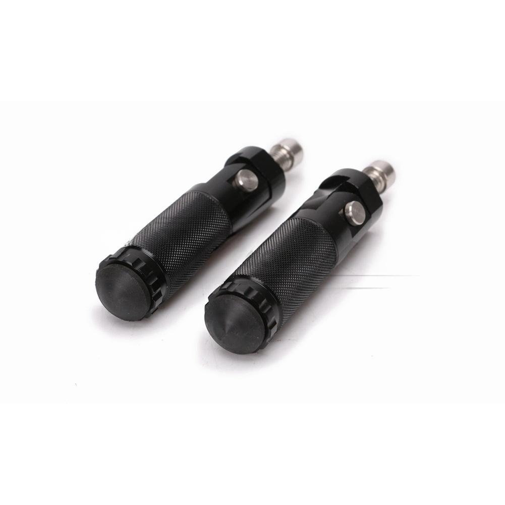 Foldable Aluminum Motorcycle Foot Pegs with 8mm Mounting Bolt General Fit for Most Motorcycles Lightweight and Strong