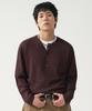 KIIMUIR Washable Cool Touch Henley Neck Crop Knit_Brown