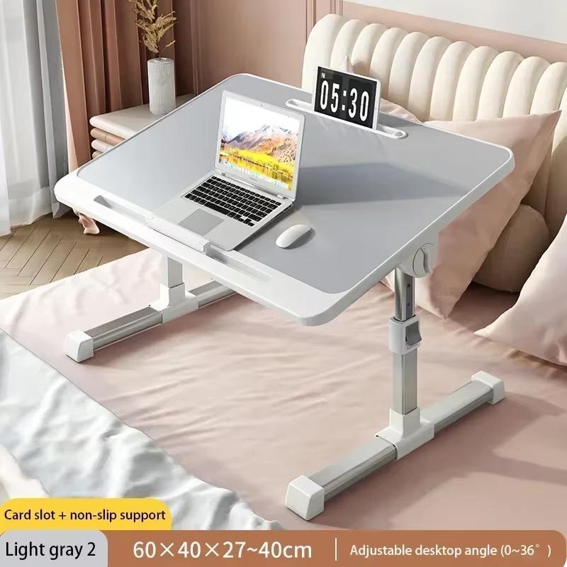 Laptop Bed Tray Table Adjustable Laptop Bed Stand Portable Standing Table Foldable Legs Lap Tablet Table for Sofa Couch Floor