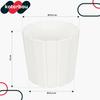 Plastic Flower Pot For Flowers And Herbs On The Balcony Or Terrace, White, 17 Cm, 4 Pcs.
