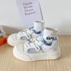 Leather Platform White Shoes Women's 2025 New Mesh Breathable Mesh Shoes Sweet Versatile Student Casual Lightweight Board Shoes
