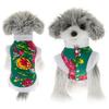 Pet Clothes Puppy Dog Cat Pet Winter Clothes Northeast Big Flower Dog Clothes