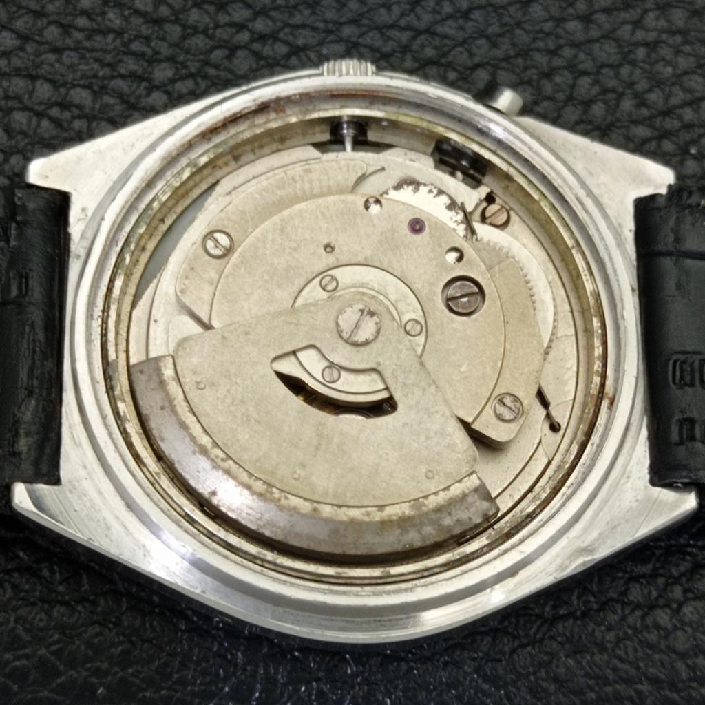 VINTAGE ORIENT AUTOMATIC JAPAN MENS BLACK COLOR DIAL WATCH A700695-5 R204-a700695