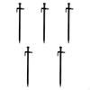 5 Pieces Camping Stakes Tent Garden Forged Sturdy Gardening Canopy AntiSlip Canopies Heavy