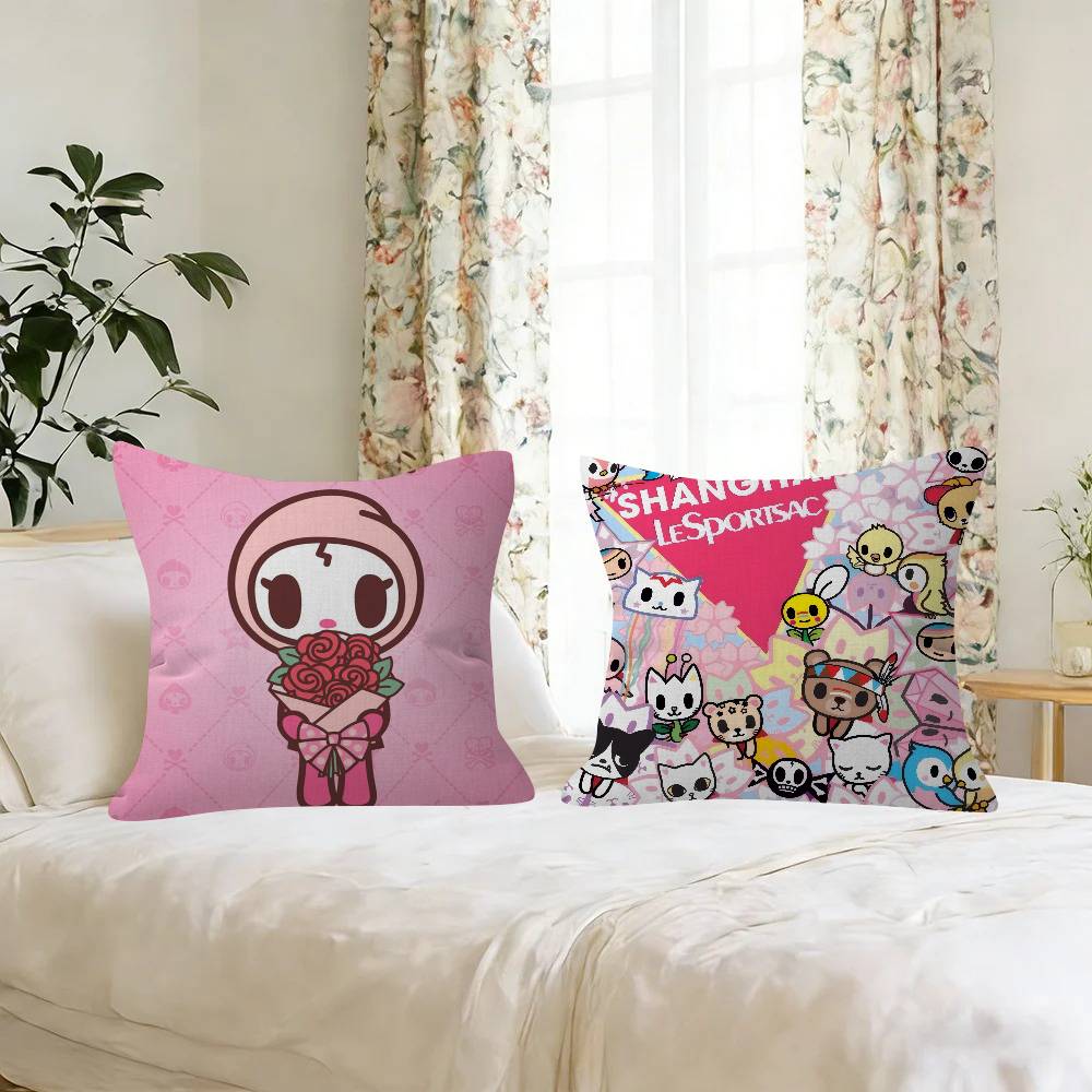 Anime T-Tokidoki-S Pillow Cushion Cover Pillowcase Living Room Sofa Home Decor