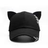 Metal Charm Camping Hat Black Parent Child Hat Casual Baseball Cap  Unisex