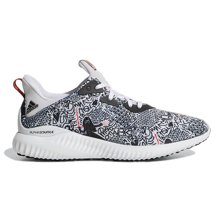 Adidas Alphabounce GS Star Wars Kids Sneakers White Grey-One Core-Black BW1118