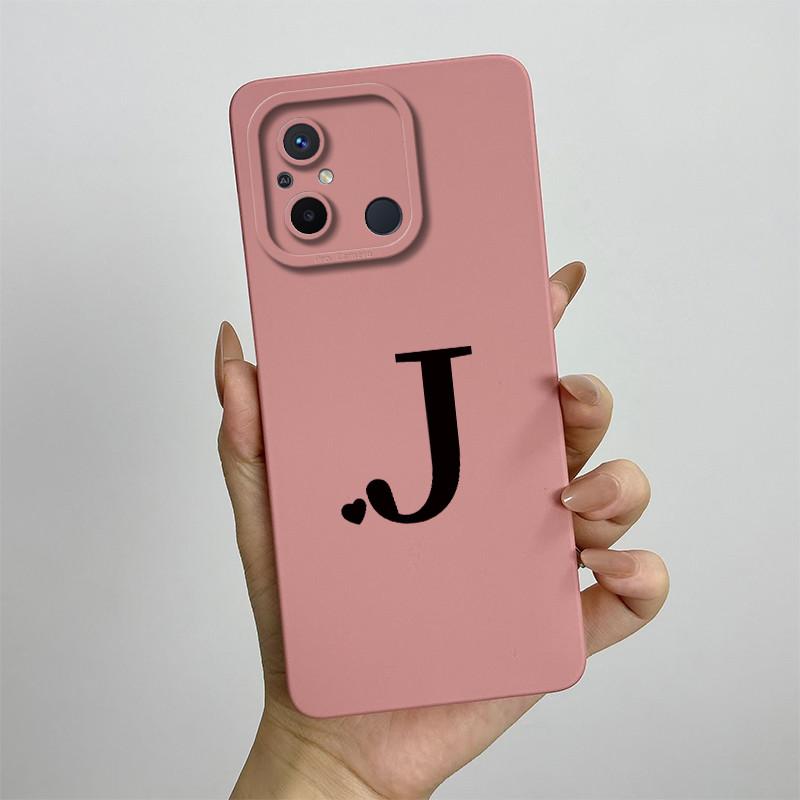 For Xiaomi Redmi 12C Case Cute Couple Letters Cover Silicone Soft TPU Fundas For Xiaomi Redmi 12C 12 C Redmi12C Phone Case Coque