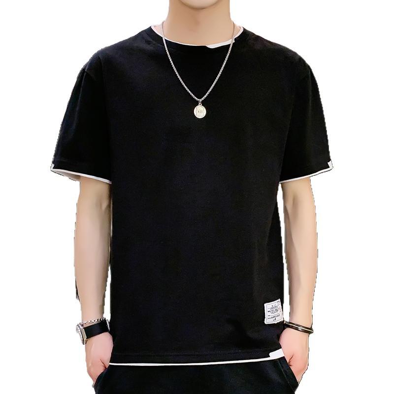 Set T-shirt Sportiva Casual Estiva e Pantaloncini da Uomo - Abbigliamento Giovanile Trendy, Vestibilità Larga