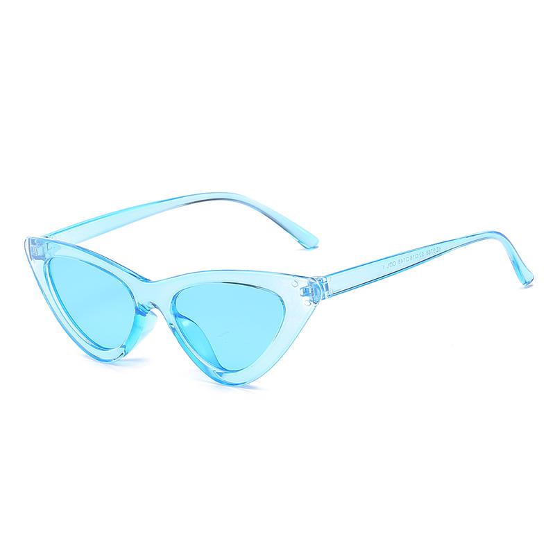Stylishy Cat-Eye Sunglasses Women Classic Personalized Sunshade Classic Style Stylish Black Red Small Frame Triangle Female Gafas De Sol