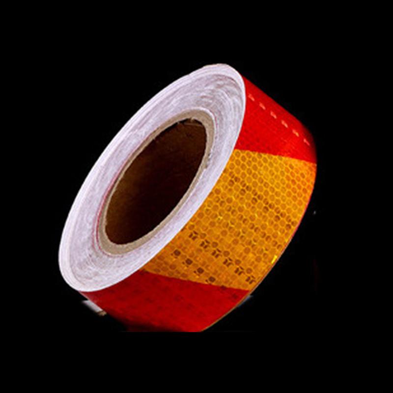 1 Roll Shining Reflective Safety Warning Tape Self Adhesive Twill Printing Reflective Tape For Car