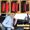 2PCS Car Seat Belt Cover Pad,Soft Leather Seatbelt Covers for Car,Seatbelt Shoulder Strap Protector,Vehicle Shoulder Pad Cushions,Universal Auto Safe