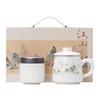 Ceramic Handle Mug, Tea Cup, High-grade Tea Separation Cup, Large-capacity Filter Water Cup, Gift.