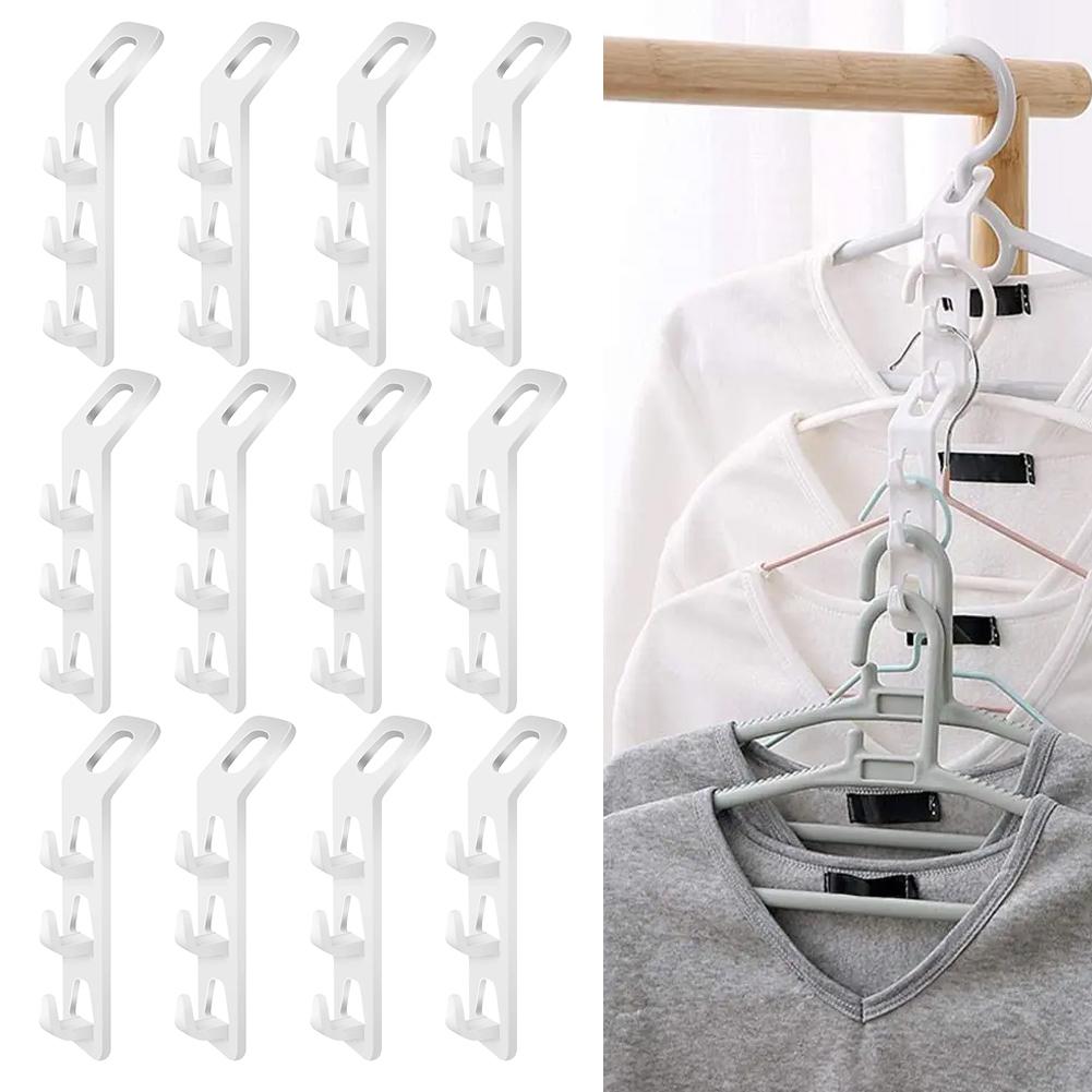 Hooks Hanger For Efficient Cabinet Burr-Free Cabinet Organizer Clothes Lightweight Multi-Function Space Saving