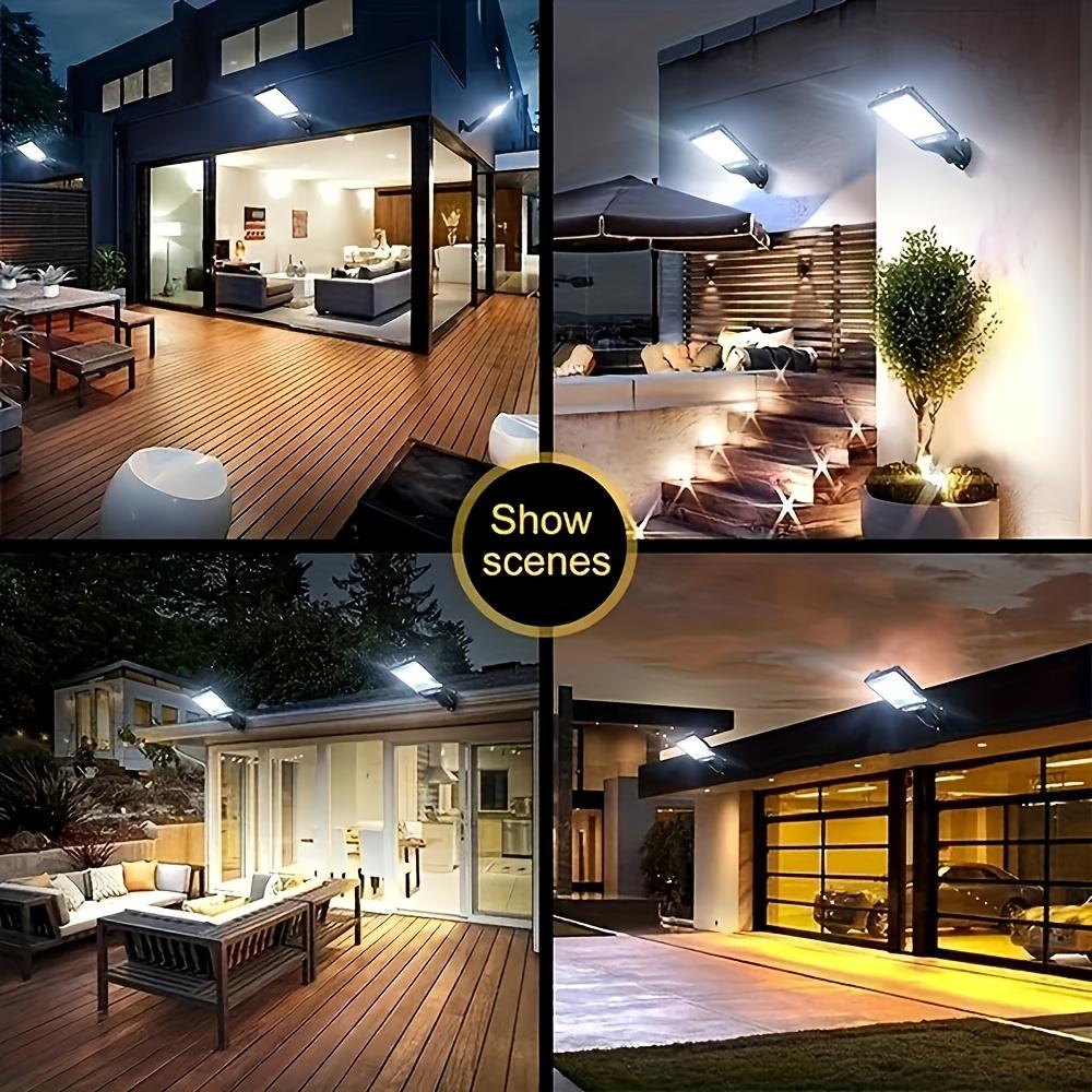 9COB Outdoor Solar Light with Motion Sensor Wall Light with Solar Sensor Street Light with Remote Control 3 Modes