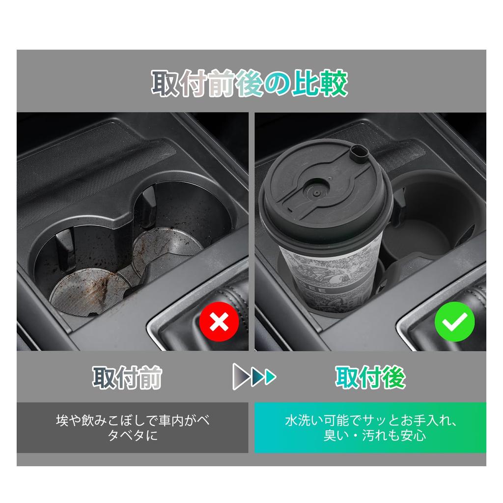 GAFAT Mazda DM Series Car Control Water Cup Cup Car Front Cup External Console CX30 DM Series Mazda Drink Car Storage Small Item Organizer CX-30 Box,