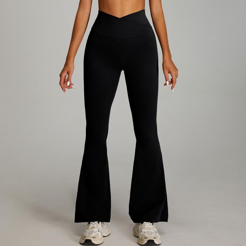 High-Waisted Yoga Pants Women With Butt-Lifting Effect Slim Fit Flared Leggings Gym Workout Running Casual Sport