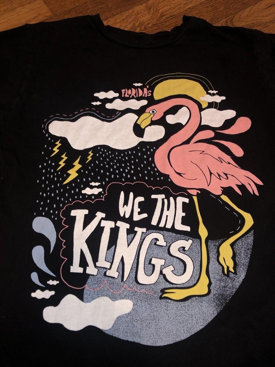 Florida Flamingo We The Kings T Shirt Black Unisex S-5XL 1G0432 Unisex T-Shirt XL