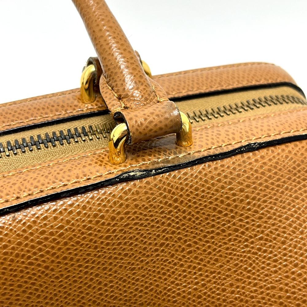 Celine 2WAY Bag Hand Bag Shoulder Bag Leather Brown/GoldHardware