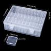 31Pcs Small Beads Organizers Plastic Cases Mini Clear Dimond Storage Containers Boxes for Bracelet Making DIY Jewelry Craft Nail
