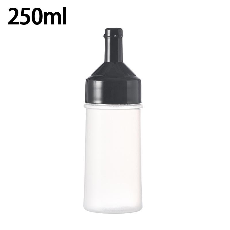 250Ml Kitchen Squeeze Seasoning Bottle With Rack Leak-Proof Condiment Empty Bottles