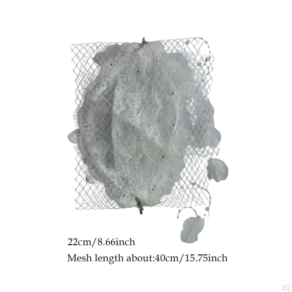 Wedding Veil Vintage Design Party Headpiece for Valentines Gift Fancy Dress Carnivals