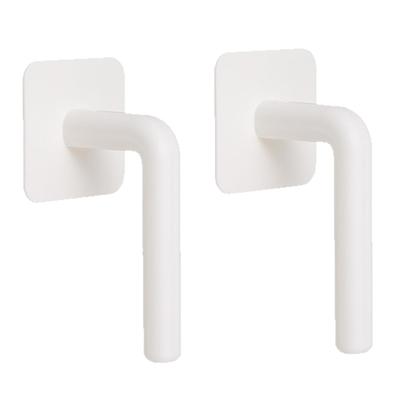 2pcs Wall Mount Paper Towel Holder No Drilling Easy Installation Towel Roll Stand Space Saving