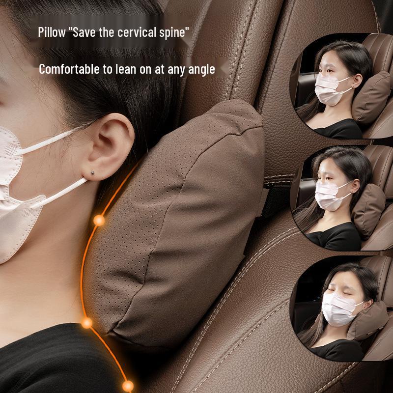 Nezha V/U/S/L/X Car Headrest and Lumbar Support Cushion - Vehicle Neck and Lumbar Pillow Accessories