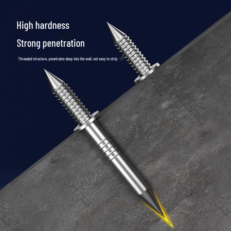 Solid Wood Skirting Board Seamless Double-Sided Nail-Free Punch Reverse Buckle High-Strength Unicorn Horn Nail