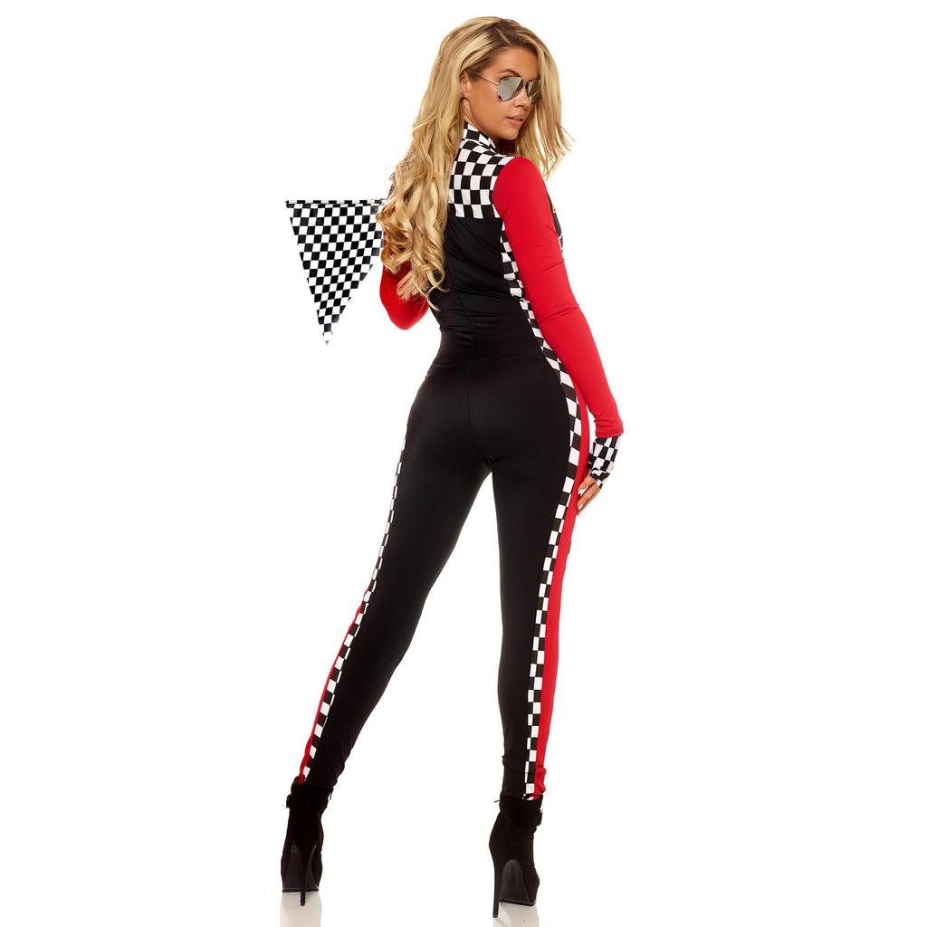 4 One-piece Female Racing Suit F1 Locomotive Suit Nightclub Girl D Lead Dance Uniform Hot Dance Cheerleading Performance Suit