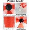 Hot Air Balloon Solar Lantern,Flickering Flame Hanging Solar-Powered LED Lights for Garden Decor,Waterproof Decorative Lights