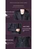 Spring Black Jacquard Women's Slim Fit Waist-Cinching Short Jacket
