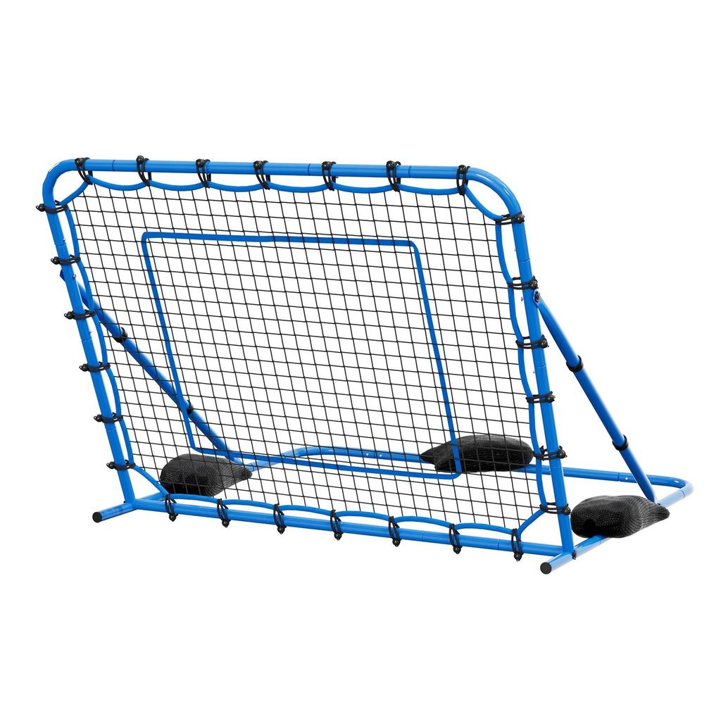 Soccer Rebounder Net, Quick-Switch Angle Soccer Goal Rebounder for Control, Passing Practice, Heavy-Duty Iron Frame & PE Net, Easy Setup Ball Training