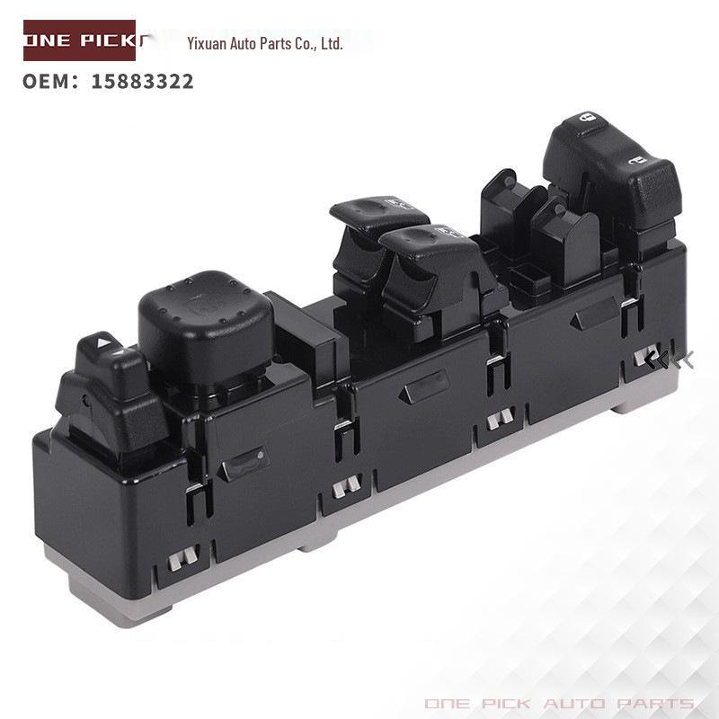 This product is ideal for the master switch of the power window regulator in 2003-2007 Chevrolet GM vehicles.