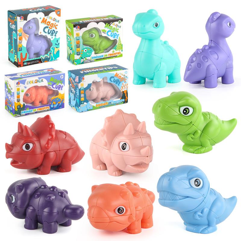 Supply Simulation Dinosaur Animal Rubik'S Cube Smooth Rotation Second-Order Special-Shaped Rubik'S Cube Children'S Science And Education Toys