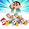Shin 5pcs Crayon Chan Toy Doll Pvc Model Desktop Decoration Ornament Child Gifts