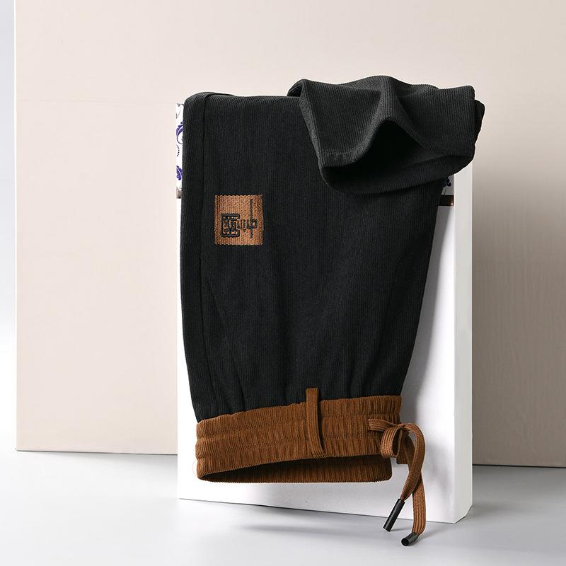 Men's Casual Pants Trousers Autumn Chinese Style High-end Men's Pants Casual Versatile Corduroy Pants Men