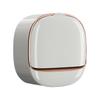 Punch-Free Wall-Mounted Soap Dish with Lid - Luxurious Draining Storage Rack for Bathroom