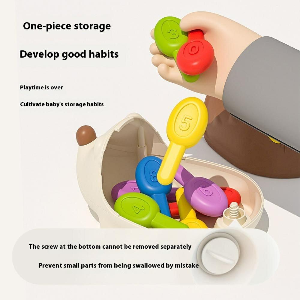 3D Cute Cartoon Hedgehog Puzzle for Toddlers Fine Motor Skills Training Educational Toy