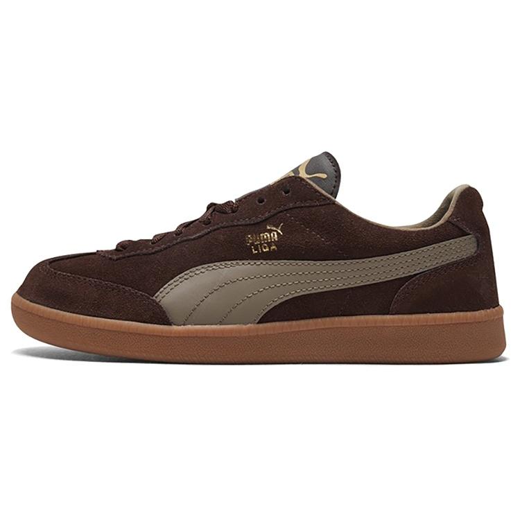 PUMA Liga Suede Low Casual Board Shoes Chocolate Brown Men s 341466-75 EU 41