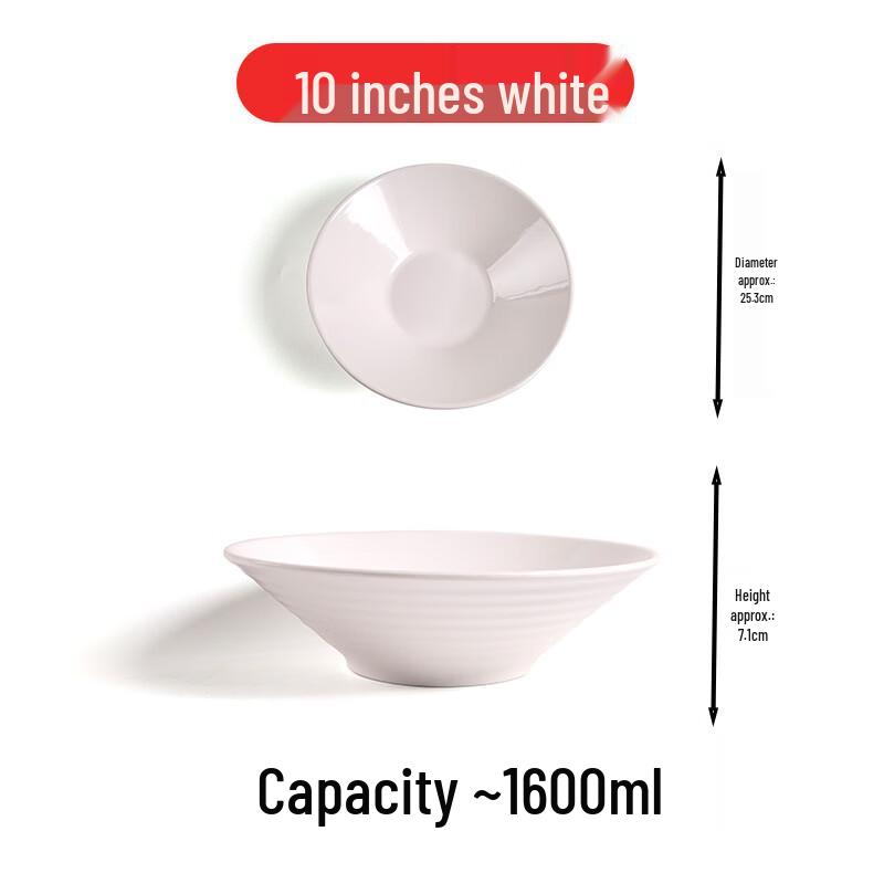 Diruien Melamine Conical Serving Bowl