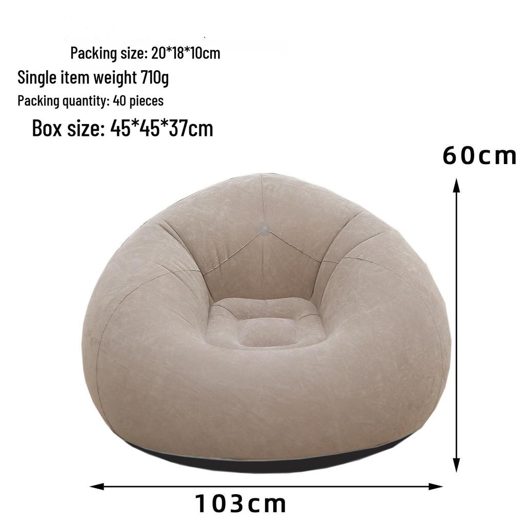 Inflatable Lounger Reclining Chair – Perfect for Home, Balcony, or Leisure Naps.