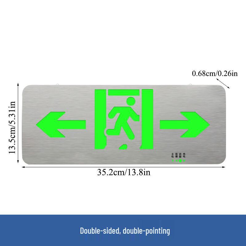 

NLNTL Ultra-Thin Stainless Steel LED Emergency Exit Sign Light