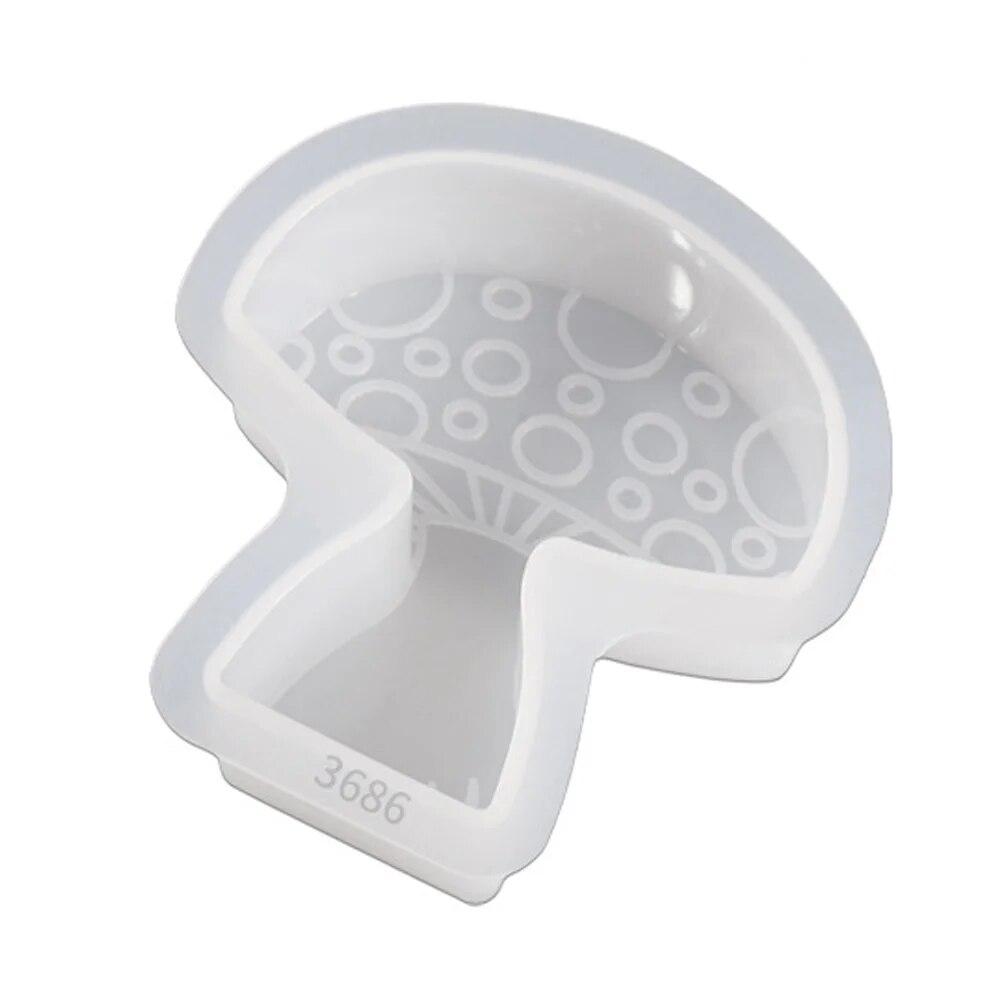 Mushroom Silicone Mold Mushroom Gypsum Mold DIY Handmade Drip Glue Production For Expanding Fragrance Gypsum Home Art Decoration