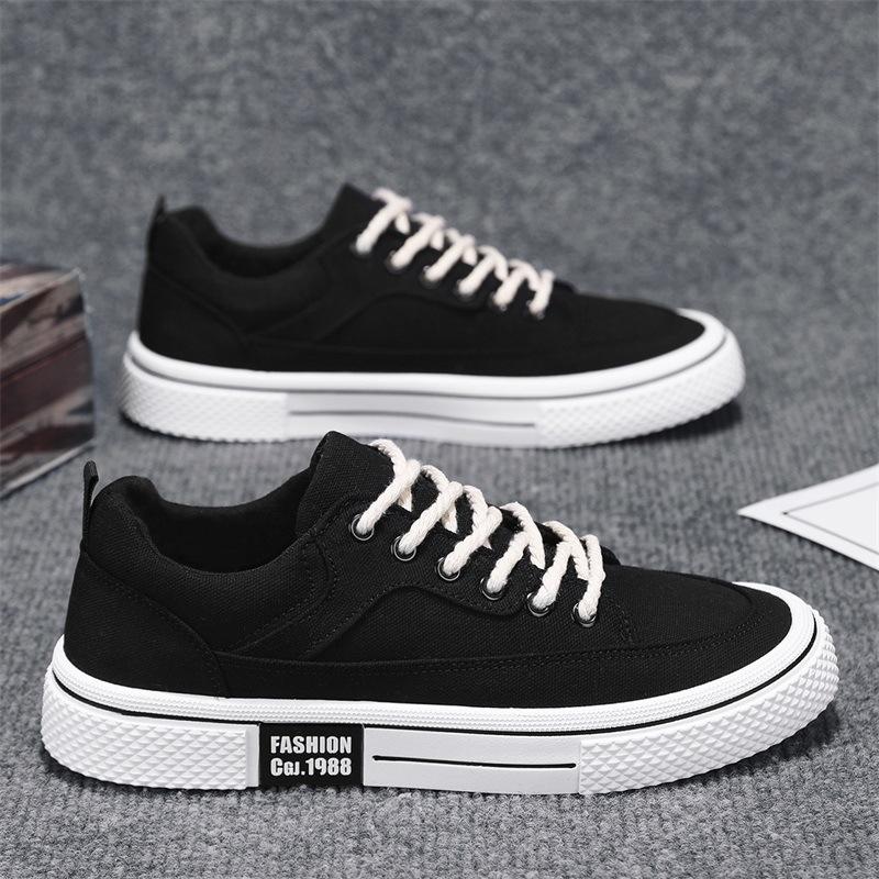 2025 Spring Live Broadcast Niche Canvas Low-top Breathable Board Shoes Retro Douyin Trendy Men's Shoes Catwalk Tooling Shoes Men's