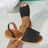 Fashion Comfortable Fashion Beach Woman Sandals Women Flat New 2025 Ladies Luxury Summer Low Shoes Without Heels Female Casual Sandals